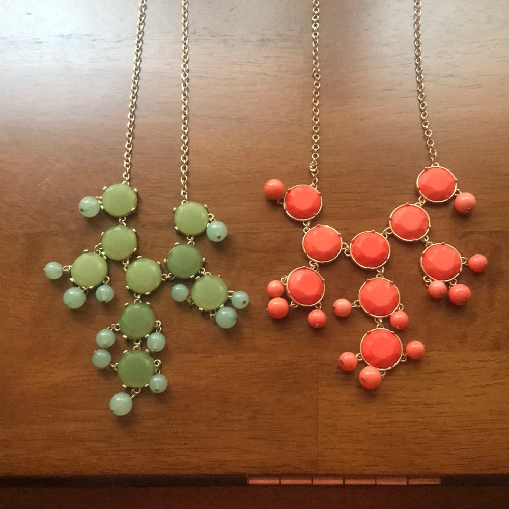 2 bubble necklaces